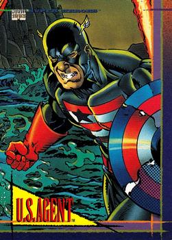 1993 SkyBox Marvel Universe #72 U.S. Agent Front