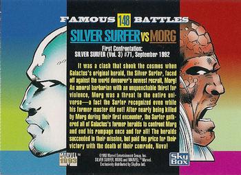1993 SkyBox Marvel Universe #148 Silver Surfer / Morg Back