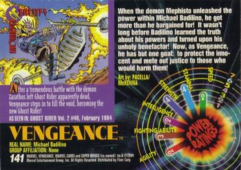 1994 Fleer Marvel Universe #141 Vengeance Back