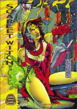 1994 Fleer Marvel Universe #162 Scarlet Witch Front