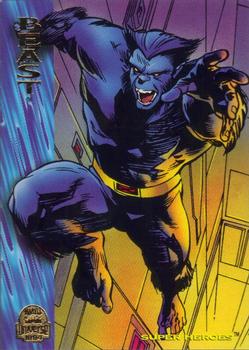 1994 Fleer Marvel Universe #92 Beast Front