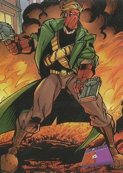 1997 Fleer/SkyBox Marvel vs. Wildstorm #01 Masked Gunman! - Grifter Front