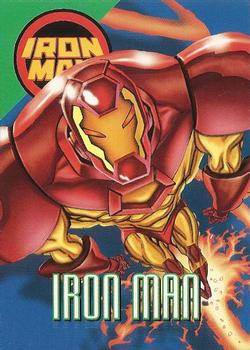 1996 Fleer/SkyBox Marvel Vision #78 Iron Man Front