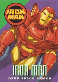 1996 Fleer/SkyBox Marvel Vision #80 Iron Man Front