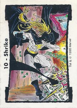 1990 Comic Images Marvel Comics Todd McFarlane Series 2 #10 Shrike Front