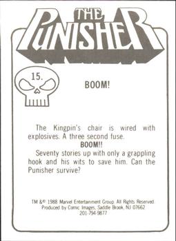 1988 Comic Images The Punisher: The Whole Tough Tale #15 BOOM! Back