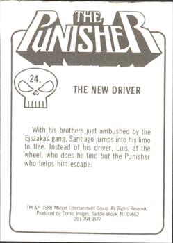 1988 Comic Images The Punisher: The Whole Tough Tale #24 The New Driver Back