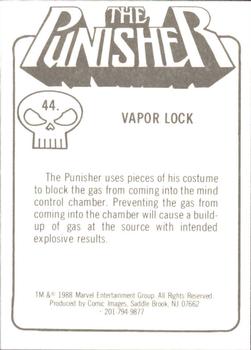 1988 Comic Images The Punisher: The Whole Tough Tale #44 Vapor Lock Back
