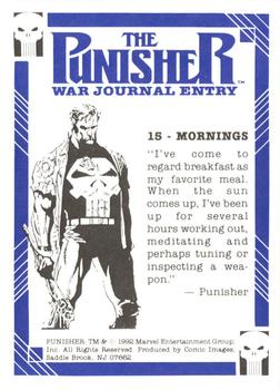 1992 Comic Images Punisher Guts and Gunpowder (Punisher War Journal) #15 Mornings Back