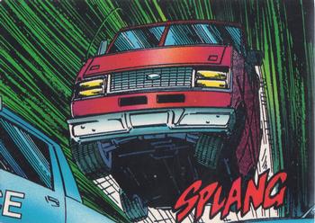 1992 Comic Images Punisher Guts and Gunpowder (Punisher War Journal) #49 Van Front