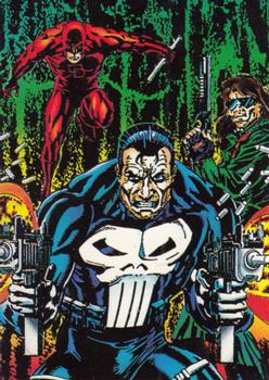 1992 Comic Images Punisher Guts and Gunpowder (Punisher War Journal) #65 Dead Man's Hand Front