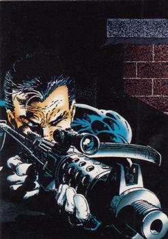 1992 Comic Images Punisher Guts and Gunpowder (Punisher War Journal) #85 Favorite Gun Front