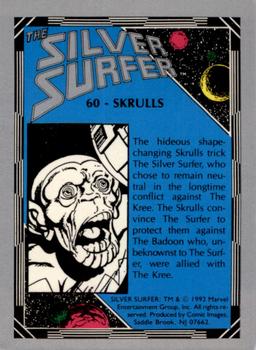 1992 Comic Images The Silver Surfer #60 Skrulls Back