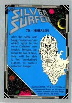 1992 Comic Images The Silver Surfer #70 Heralds Back