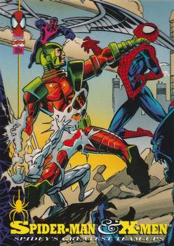 1994 Fleer The Amazing Spider-Man #88 Spider-Man & X-Men Front