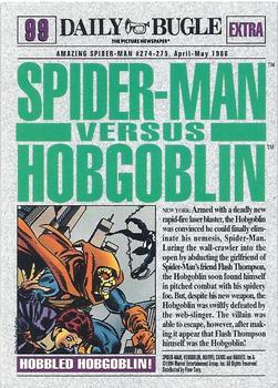 1994 Fleer The Amazing Spider-Man #99 Spider-Man vs. Hobgoblin Back