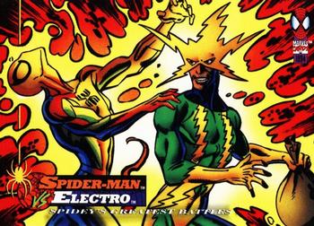 1994 Fleer The Amazing Spider-Man #108 Spider-Man vs. Electro Front