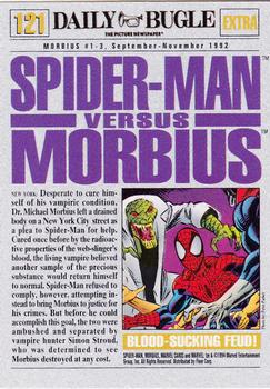 1994 Fleer The Amazing Spider-Man #121 Spider-Man vs. Morbius Back