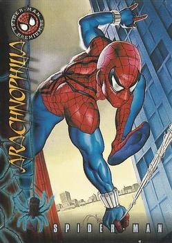 1996 SkyBox Premium Spider-Man #4 Spider-Man Front