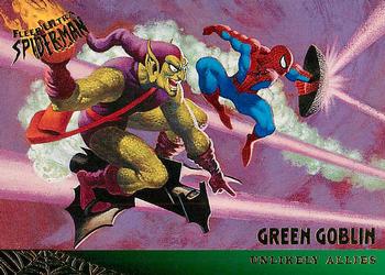 1995 Fleer Ultra Spider-Man #129 Green Goblin Front