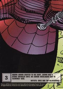 1997 Ultra Spider-Man #3 Crown Back