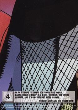 1997 Ultra Spider-Man #4 Hammerhead Back