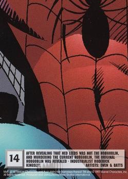 1997 Ultra Spider-Man #14 Hobgoblin Back