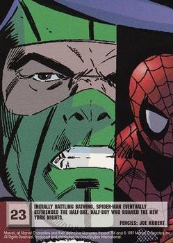 1997 Ultra Spider-Man #23 Batwing Back