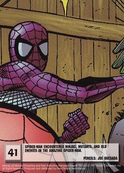 1997 Ultra Spider-Man #41 Spider-Man Back