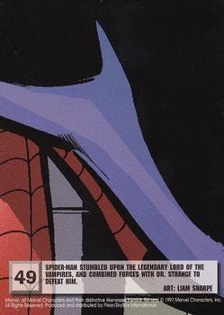 1997 Ultra Spider-Man #49 Dracula Back