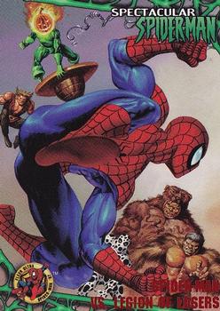 1997 Ultra Spider-Man #74 Spider-Man vs. Legion of Losers Front