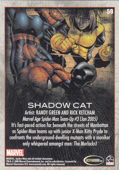 2009 Rittenhouse Spider-Man Archives #59 Shadow Cat Back