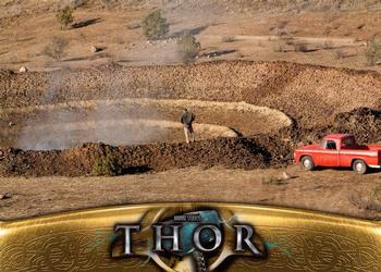2011 Upper Deck Thor #34 Odin sends not only Thor to Earth but also the Front