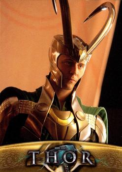 2011 Upper Deck Thor #53 Now the temporary ruler of Asgard, Loki starts Front