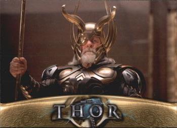 2011 Upper Deck Thor #5 Thor's father, Odin, decides the time to pass h Front