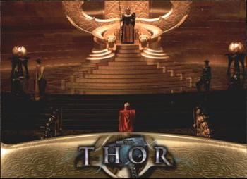 2011 Upper Deck Thor #7 All of Asgard attends Thor's coronation, and hi Front