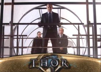 2011 Upper Deck Thor #47 Agent Coulson watches intently as Thor smashes Front
