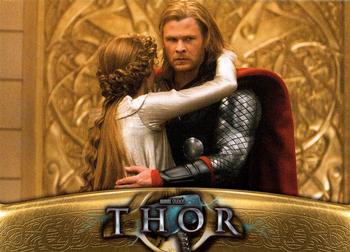 2011 Upper Deck Thor #67 Frigga greets Thor warmly upon his return to As Front