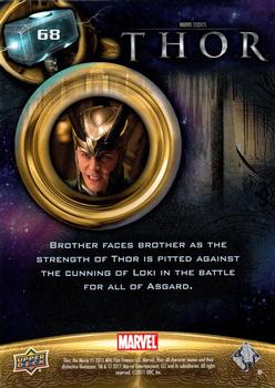 2011 Upper Deck Thor #68 Brother faces brother as the strength of Thor I Back