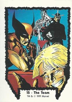 1991 Comic Images Wolverine From Then 'Til Now #15 The Team Front