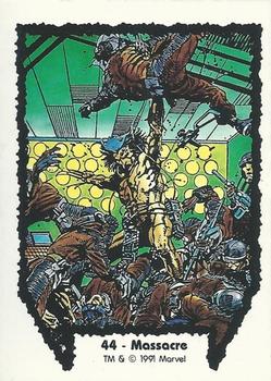 1991 Comic Images Wolverine From Then 'Til Now #44 Massacre Front