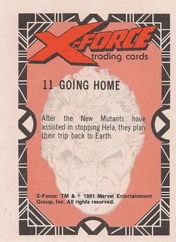 1991 Comic Images X-Force #11 Going Home Back