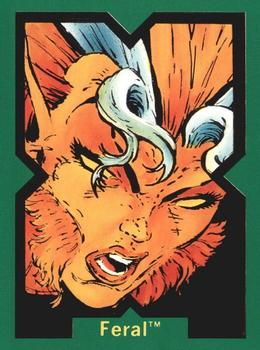 1991 Comic Images X-Force #64 Feral Front