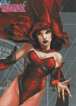 2008 Rittenhouse Women of Marvel #55 Scarlet Witch Front