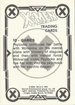 1991 Comic Images X-Men #10 Games Back