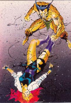 1991 Comic Images X-Men #10 Games Front
