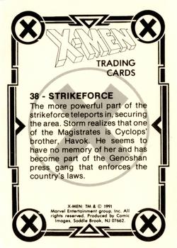 1991 Comic Images X-Men #38 Strikeforce Back