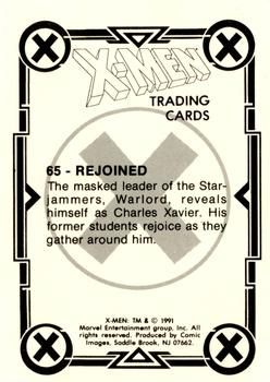 1991 Comic Images X-Men #65 Rejoined Back