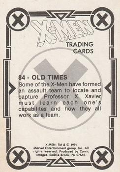 1991 Comic Images X-Men #84 Old Times Back