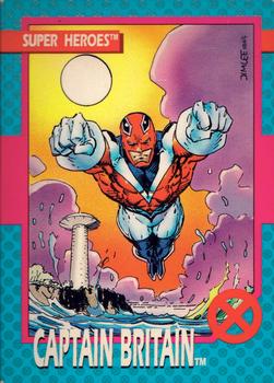 1992 Impel The Uncanny X-Men #32 Captain Britain Front